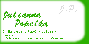 julianna popelka business card